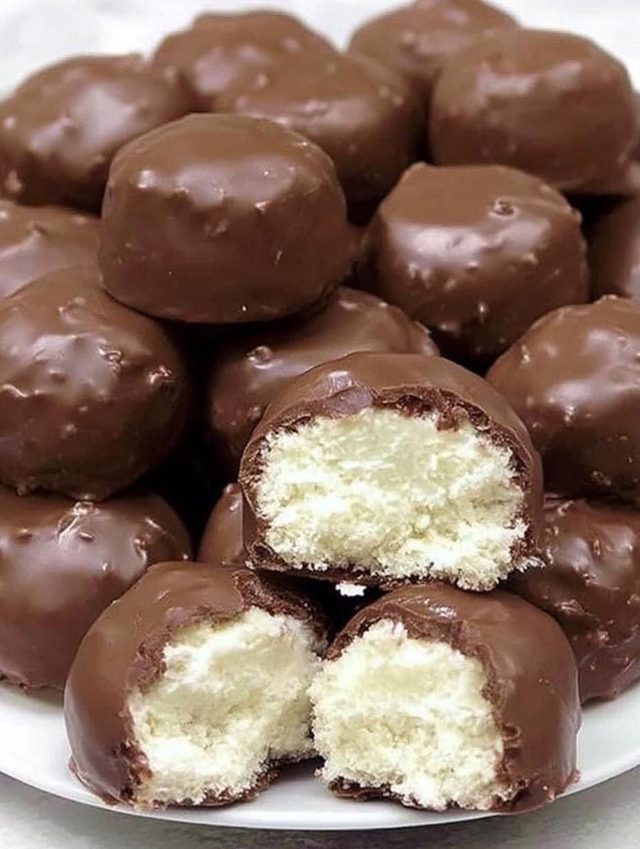 Bolinha de Chocolate e Coco